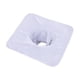 thumbnail image 1 of Toalla de spa con orificio para la cara, sábana de salón de belleza para el cuidado de la piel, suave, para masajes de salón. blanco, 1 of 9