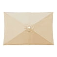 thumbnail image 2 of Outdor Parasol Rectangulaire de Patio de Remplacement avec Protection pour Jardin, Cour, Marché, 2 of 5