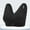 Black, variant on Solid Women Bras Purple Wireless Bralette Push up T Shirt Ladies Bras Size 36-44