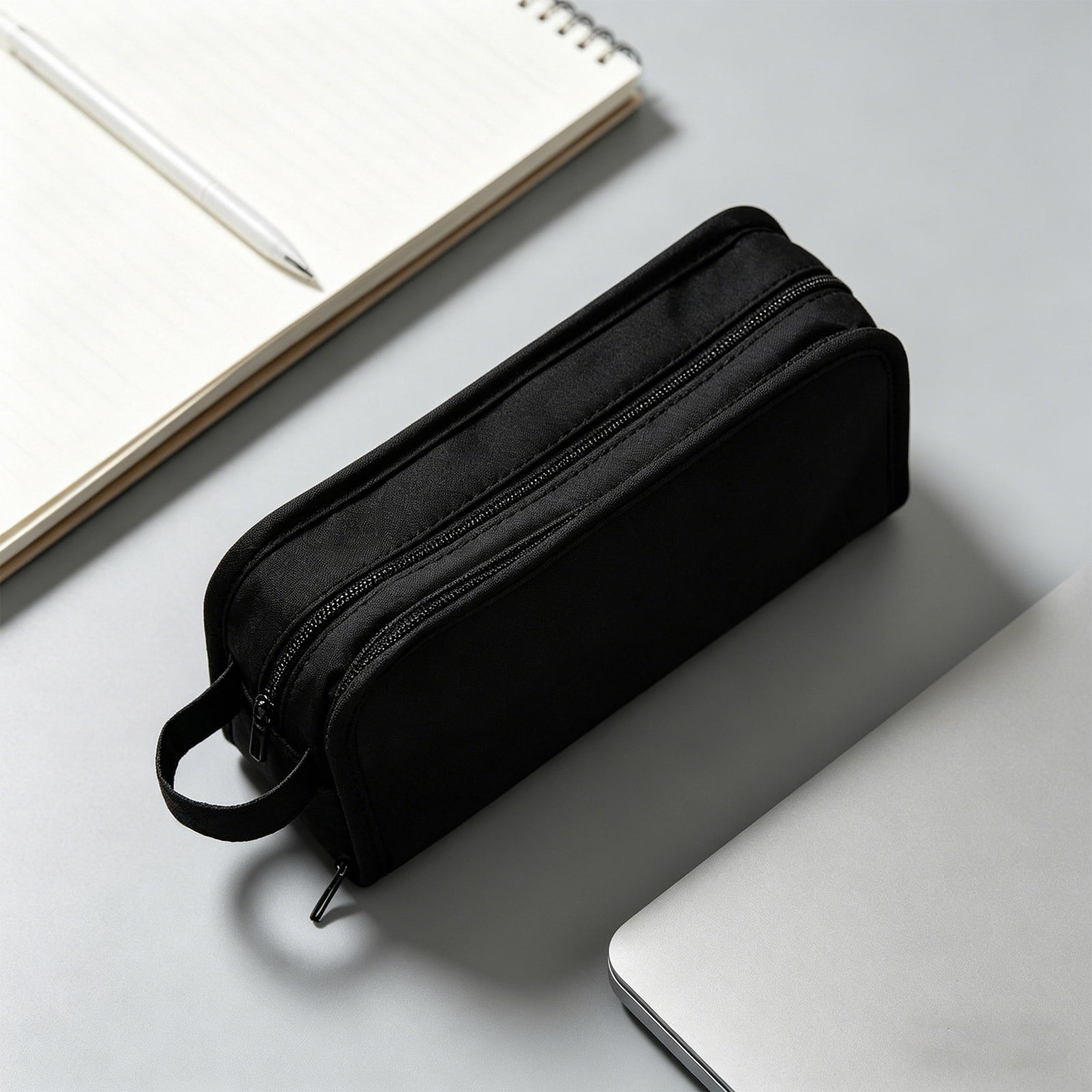 Gnwei Big High Capacity Pencil Case – Pencil Bag Pouch Box Organizer Pen Case, Aesthetic Supply for Adults with Easy Grip Handle & Loop – Portable Journaling Supplies