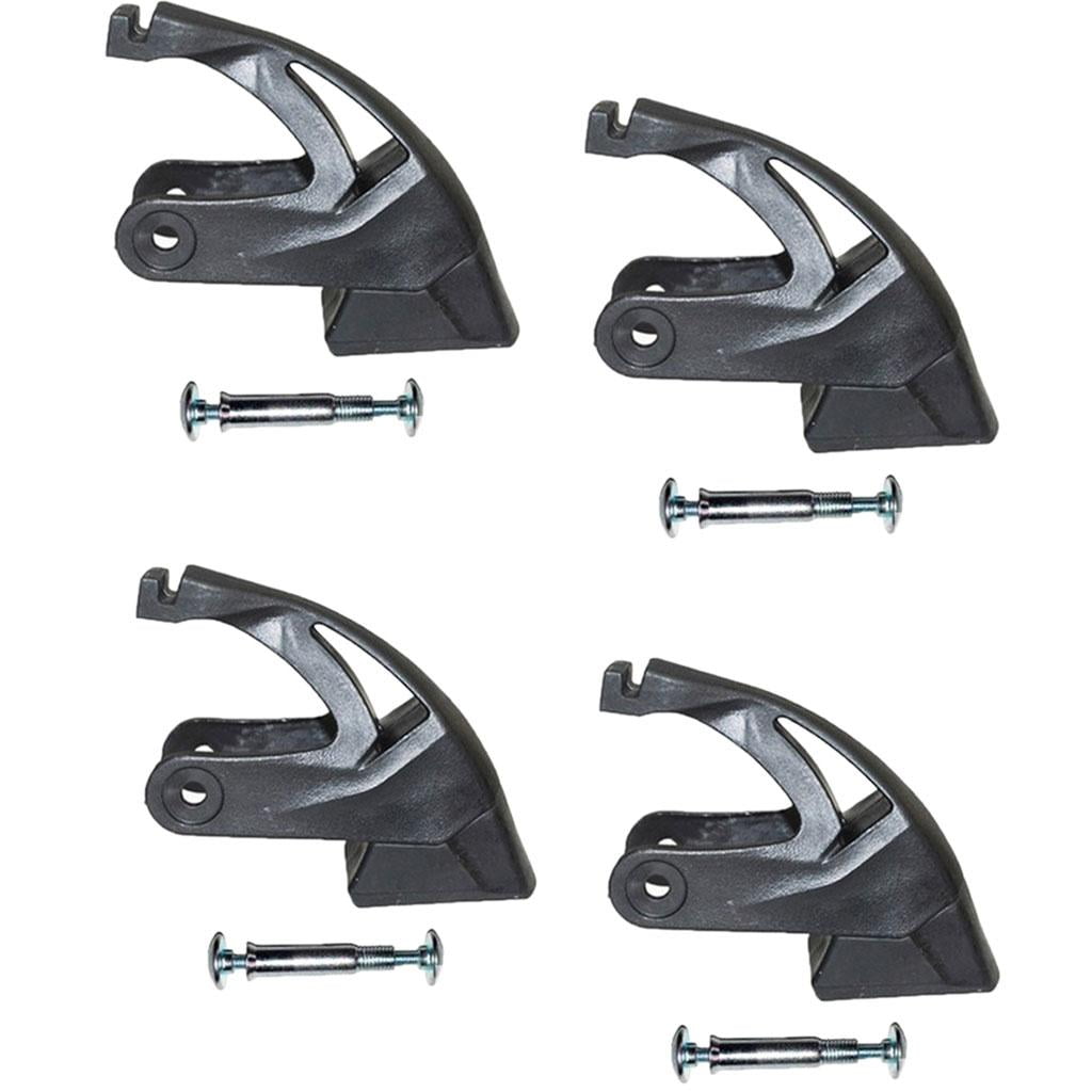 Pack of 4 Universal Roller Skate Brakes , Skating Safety Brake Pad, Non