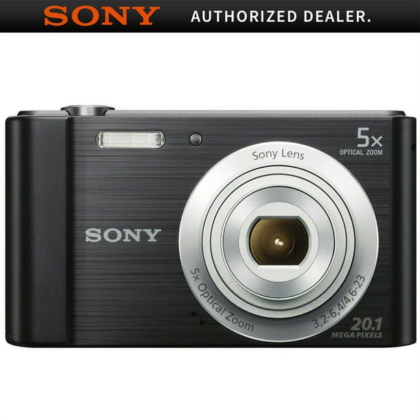Sony Cyber-shot W800 Compact Digital Camera (Black) - Walmart