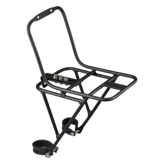 koolsoo Front Bike Rack Aluminum Alloy Equipment Triangular Structure Sturdy Easy Installation Carrier Durability Cycling Accessories