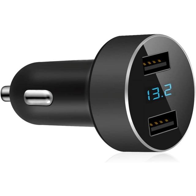 Vehículo multifuncional carga uno remolque dos interfaz USB teléfono móvil carga rápida coche encendedor de cigarrillos enchufe cargador de coche Levamdar XM049