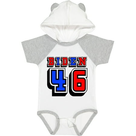 

Inktastic Biden 46 Voting 2020 Red White Blue Gift Baby Boy or Baby Girl Bodysuit