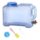 thumbnail image 3 of Contenedor de agua de capacidad de 8L, cubo de agua con tanque de espiga, jarra de almacenamiento de agua para acampar, para picnic, conducción, con tapa de agujero, 3 of 8