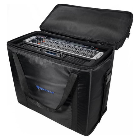 Rockville RRB55 5U Rack Bag Double-Sided Case with 16" Depth + Shoulder Strap
