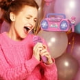 thumbnail image 2 of Colorful Karaoke Machine with Microphone And Speaker, Bluetooth Music Player with Light Effects for Sing-Along Fun And Home Entertainment, 2 of 5