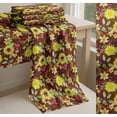 thumbnail image 6 of Soimoi Cotton Cambric Fabric Leaves & Sunflower Watercolor Printed Fabric 1 Yard 42 Inch Wide, 6 of 7