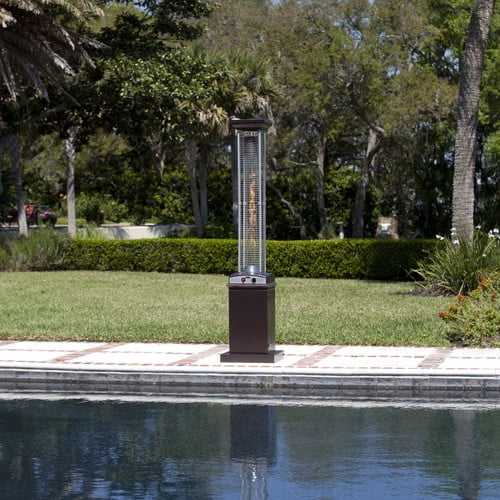 Fire Sense Hammered Square Flame 46,000 BTU Propane Patio Heater by Fire Sense