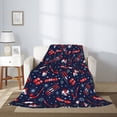 thumbnail image 2 of Hirioo Winter Outdoors Sports for Flannel Blanket, Cozy and Warm Throw for Bed or Couch ,Perfect for All Seasons-80"x60", 2 of 6