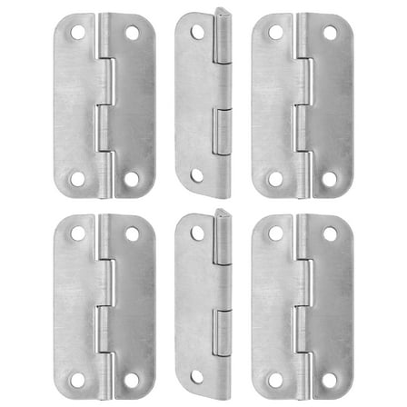 6 Pcs Bisagras Para Gabinetes Cooler Door Hinges Replacement Parts for Stainless Steel