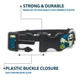 thumbnail image 4 of Buckle-Down Pet Collar, Dog Collar Plastic Buckle, Ghost Boo Blue Multi Color, 11 to 16.5 Inches 1.0 Inch Wide, 4 of 8