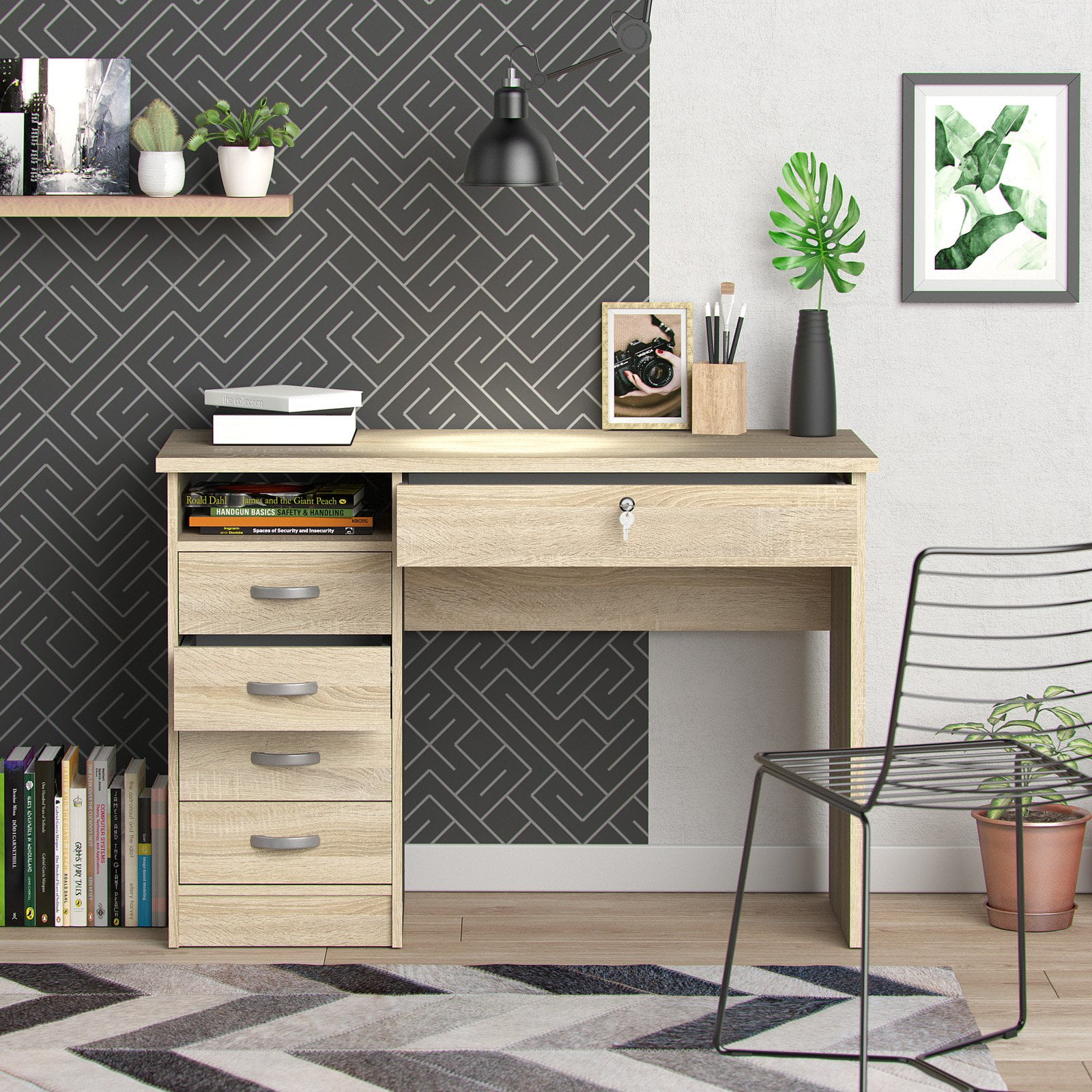 Tvilum Walden Transitional Engineered Wood Home Computer Office