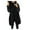 Black, variant on Clearance! Mifelio Faux Fur Coat Long Womens Sleeve Coat Jacket Outwear Faux-Fur' Warmer Gilet Body Women's Coat Winter Coats for Women Beige L