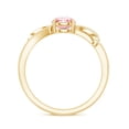 thumbnail image 3 of Rosec Jewels IGI Certified Lab Grown Pink Diamond Infinity Engagement Ring 1 Ct (Fancy Pink Color and VS1 Clarity) - Pink White Diamond Ring, 14K Yellow Gold, US 7.00, 3 of 9