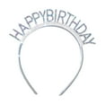 thumbnail image 2 of Abbraccia Happy Birthday Headband Birthday Crown Rhinestones and Beads Birthday Tiara Happy Birthday Hairband for Party Decoration Gift Colorful Rhinestones, 2 of 7