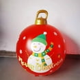 thumbnail image 1 of 60cm Inflatable Christmas Ball with Light Glow Giant Atmosphere Ball Home Garden, 1 of 8