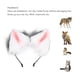 thumbnail image 4 of Conjunto De Cosplay De Anime De Halloween, Pinzas Para El Pelo Con Orejas De Piel Sintética Y Collar De Cuello Con Cola De Zorro Y Lobo Para Disfraz De Fiesta De Halloween, 4 of 7