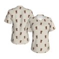thumbnail image 3 of Yiaed Labrador Retriever Dog Print Women's T Shirt V-Neck Short Sleeve Shirt Casual Breathable Tee Summer Tops-Large, 3 of 5
