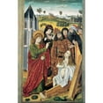 thumbnail image 2 of Master of Saint Nicholas 17x24 Black Ornate Framed Double Matted Museum Art Print Titled: The Resurrection of Drusiana (ca 1475), 2 of 5