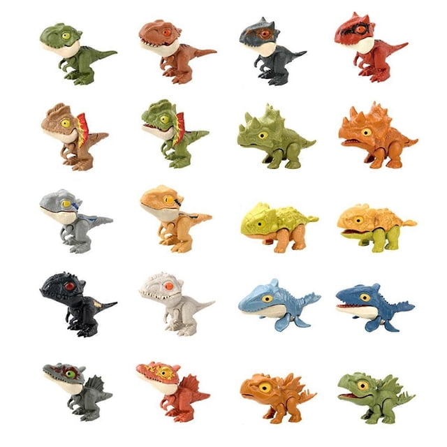 Finger Dinosaur Tricky Tyrannosaurus Model Biting Hand Jurassic Dino Toy for Children Animal Movable Joints Gift