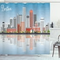 thumbnail image 1 of Ambesonne Boston Shower Curtain, Travel Tourism Concept, 69"Wx75"L, Multicolor, 1 of 3