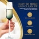 thumbnail image 4 of juegos de copas de champán elegantes y cristalinas de NutriChef Kitchen, 4 of 8
