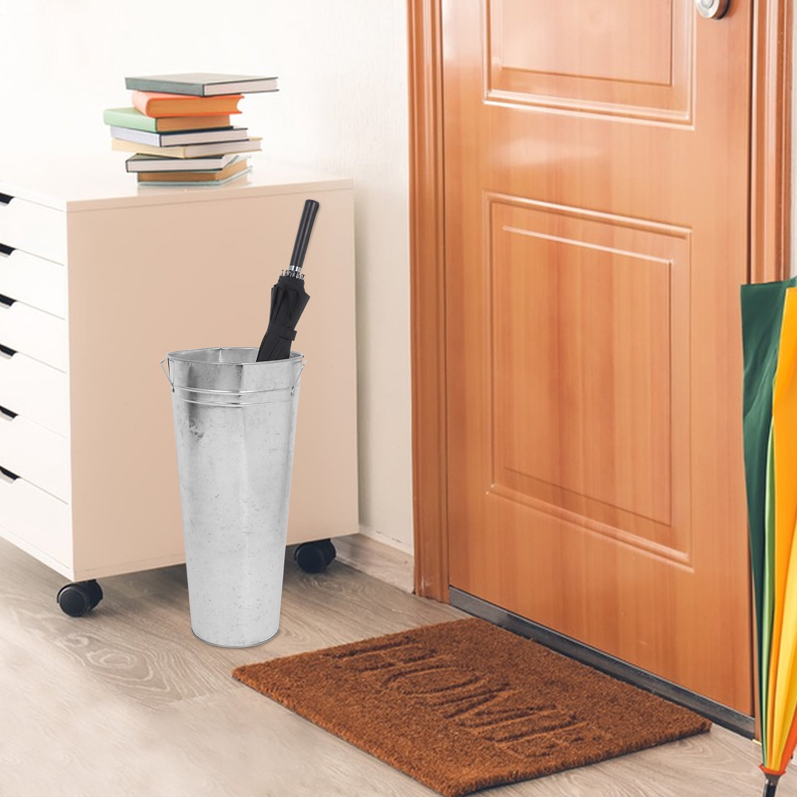 LOLIPPYY Iron Umbrella Stand Organizer for Living Room Entryway - Umbrella Holder, 1 Pack