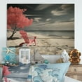thumbnail image 2 of Designart "Retreat by the Sea" Nautical & Beach Print on Natural Pine Wood, 2 of 5