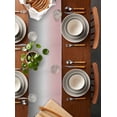 thumbnail image 3 of Table Runner 72 Inches Long for Kitchen Dining, Pink Gray Ombre Dresser Scarf Farmhouse, Dining Table Decorations for Wedding/Parties, Black Hockey Sticks Minimalist Style 18 x 72 In, 3 of 9
