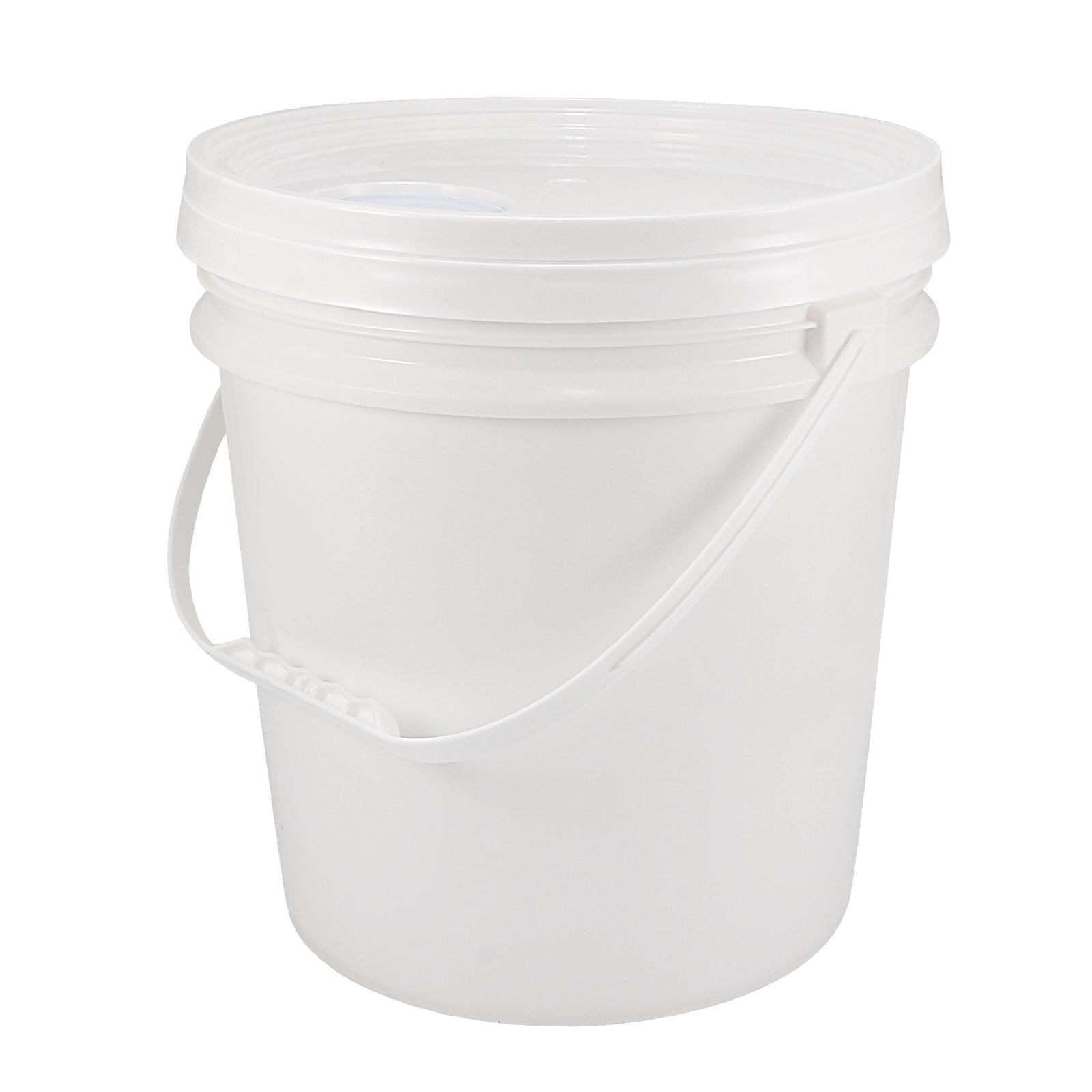 Uxcell Plastic Paint Pail 4.22Gallon/16L Paint Can with Spout Lid ...