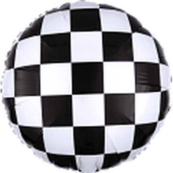 18C HX CHECKERBOARD BALLOON