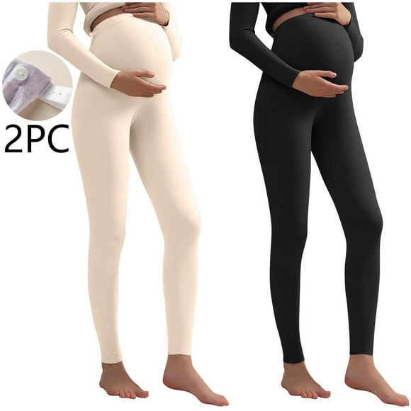 hengsof Women’s Maternity Leggings Over The Belly Butt Lift Soft Workout Pregnancy Yoga Pants