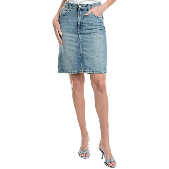 DL1961 womens  Lexie Denim Skirt, 32, Blue