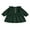 Army Green, variant on Miaouyo 0-3T Toddler Baby Girls Plaid Spring Autumn Dress Long Sleeve Round Neck Button Up A-line Dress