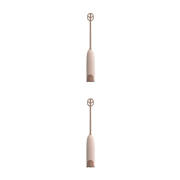 Injueey Agitador eléctrico portátil reutilizable desmontable leche jugo té bebida caliente mezclador herramienta de mezcla accesorios café Café 2piezas