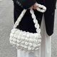 thumbnail image 1 of Bolsos cruzados para mujer, bolso acolchado de Color sólido, bolso de mano plisado a la moda para mujer, 1 of 7
