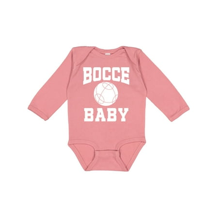 

Inktastic Bocce Baby Gift Baby Boy or Baby Girl Long Sleeve Bodysuit