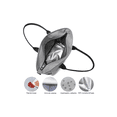 thumbnail image 3 of Bolsa De Almuerzo Térmica Impermeable de Mujer GRIS Correas Negras, 3 of 4