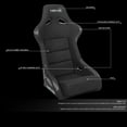 thumbnail image 4 of NRG Innovations FRP-301 Race Style Bolster/Lumbar Bucket Seat (Large), 4 of 10