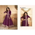 thumbnail image 4 of Ramadan Special Pakistani Anarkali Gown Dress Designer Indian Salwar Kameez Suits ( Purple, S - 38 ), 4 of 5