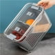 thumbnail image 5 of Contenedor Escurridor De Alimentos Frescos, Cesta De Almacenamiento De Frutas Y Verduras, Contenedor Organizador Para Refrigerador Scienceny HA026893-01, 5 of 7