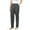Charcoal, variant on Women's Plus Size Knit Pull on Pants - Cotton Blend Sweatpants with Flat Front Waistband and Side Seam Pockets