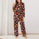 thumbnail image 2 of Balery 70s Groovy Hippie Retro Conjunto de Pijama con Estampado para Mujer, Conjunto de Dos Piezas con Manga Larga, Ropa de Dormir Suave con Bolsillos, Pijamas Cómodos-XX-Large, 2 of 7