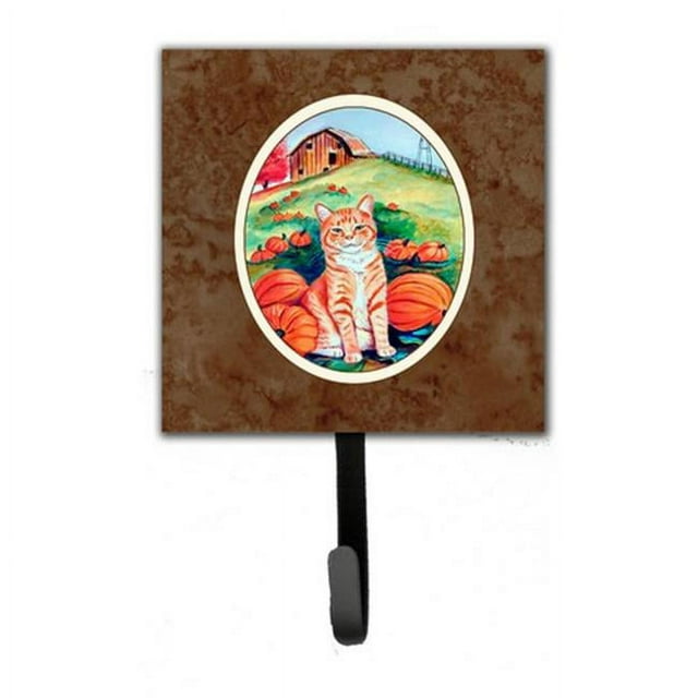 Carolines Treasures 7123SH4 Tabby Cat in Pumpins Leash or Key Holder