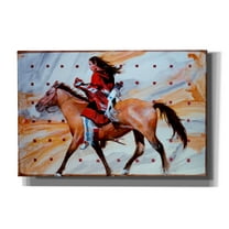 Epic Graffiti 'Sprint' by J. E. Knauf, Canvas Wall Art, 18"x12"