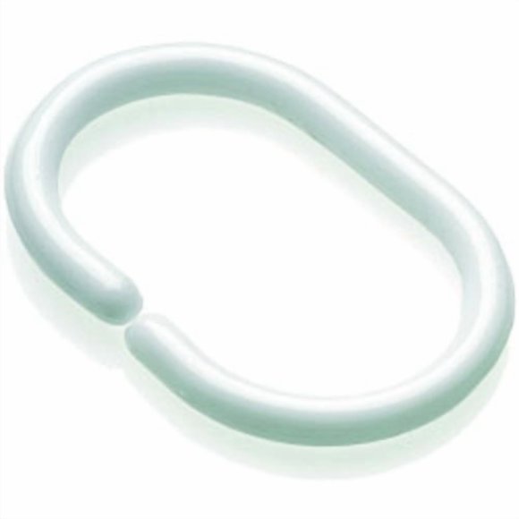 Croydex Shower Curtain 'C' Rings (Pack Of 12)