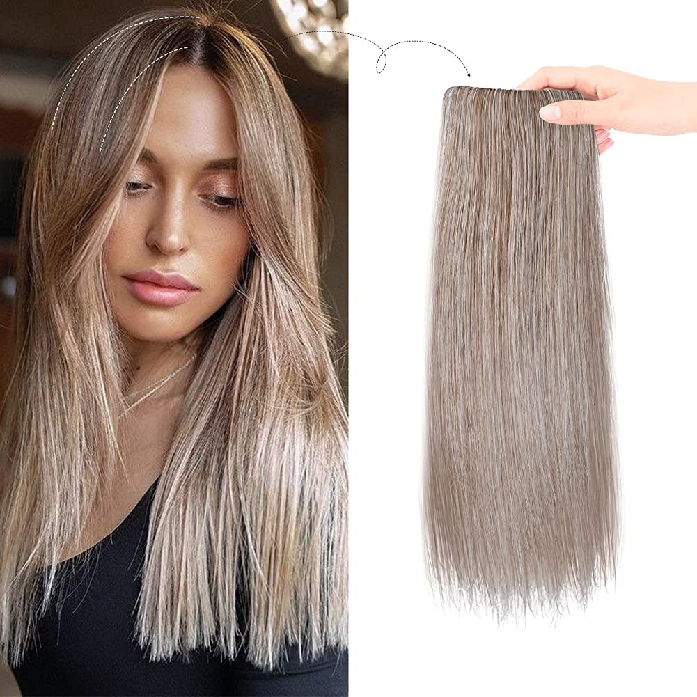 ALmi 20 inch Long Thick Hairpieces Adding Extra Hair Volume Clip in Hair  Extensions Hair Topper for Thinning Hair Women Color Dark Blonde | Walmart  Canada