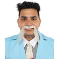 thumbnail image 2 of HPO Men's Synthetic Hair Long String Black Mustache Cosplay Facial Hair Multiple Color Options, 2 of 6